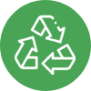 eco friendly recycling icon